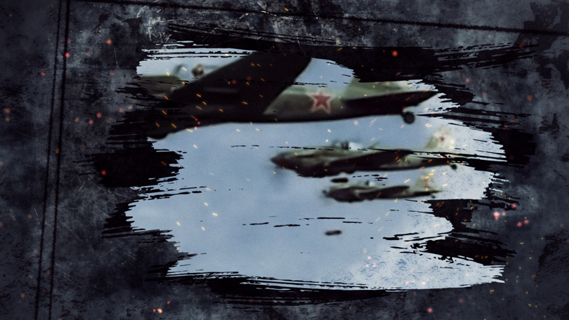 Кадр заставки «Сражение за Кубань»