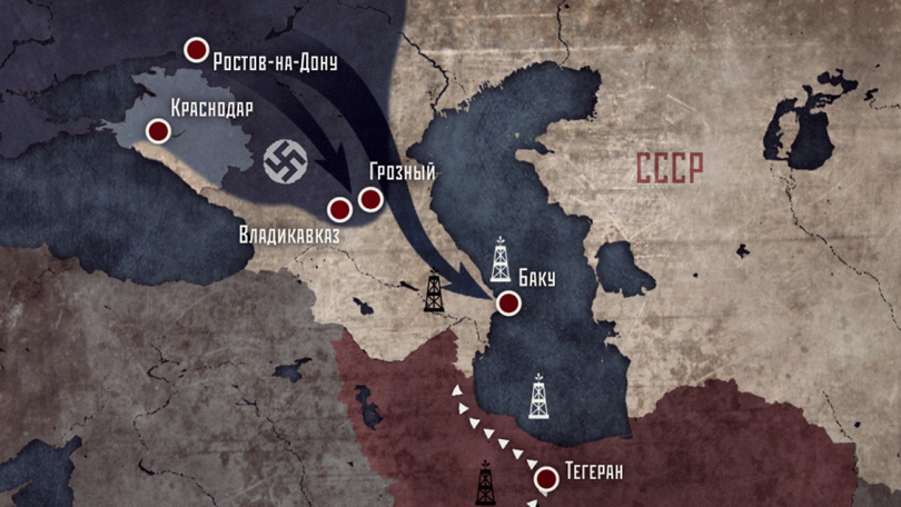 Кадр фильма «Сражение за Кубань»