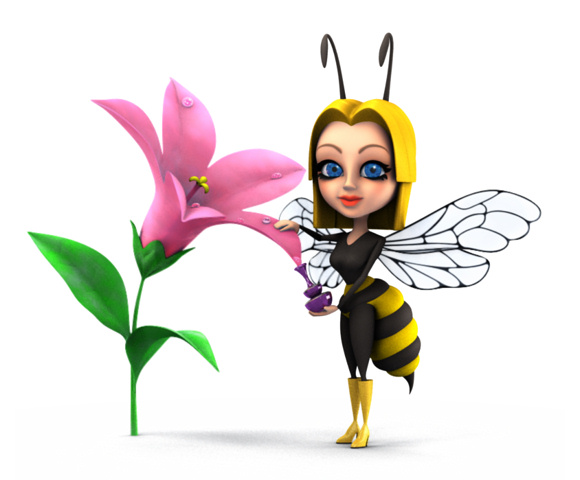 «мультяшный» персонаж пчелы