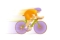 Векторная иллюстрация на тему велосипедного спорта (велотрек/шоссейные гонки). Для продажи на медиа-стоках. Программы: Artrage Studio Pro 3.5.5 и Xara Photo & Graphic Designer 6.
